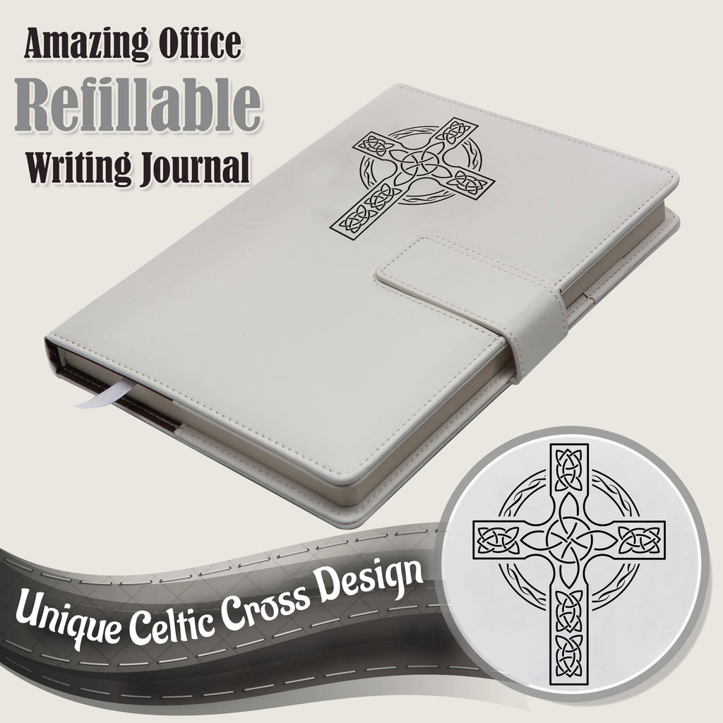 The Celtic Cross Personal Notebook Journal - 5x8 Inch - Brown – The Amazing  Office