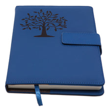 The Tree Of Life Journal | 5x8 Inches, 200 Lined Pages, Magnetic Clasp, Refillable | Diary, Cute Notebook Journal, Personal Journal for Women or Men - Blue