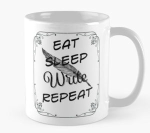 Eat Sleep Write Repeat - Writers Mug