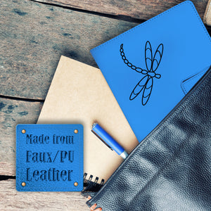 The Dragonfly Journal | 5x8 Inches, 200 Lined Pages, Magnetic Clasp, Refillable | Diary, Cute Notebook Journal, Personal Journal for Women or Men - Light Blue